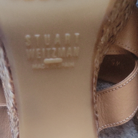 Stuart Weitzman Tan Women's Sandals Size 8 - Picture 5 of 8